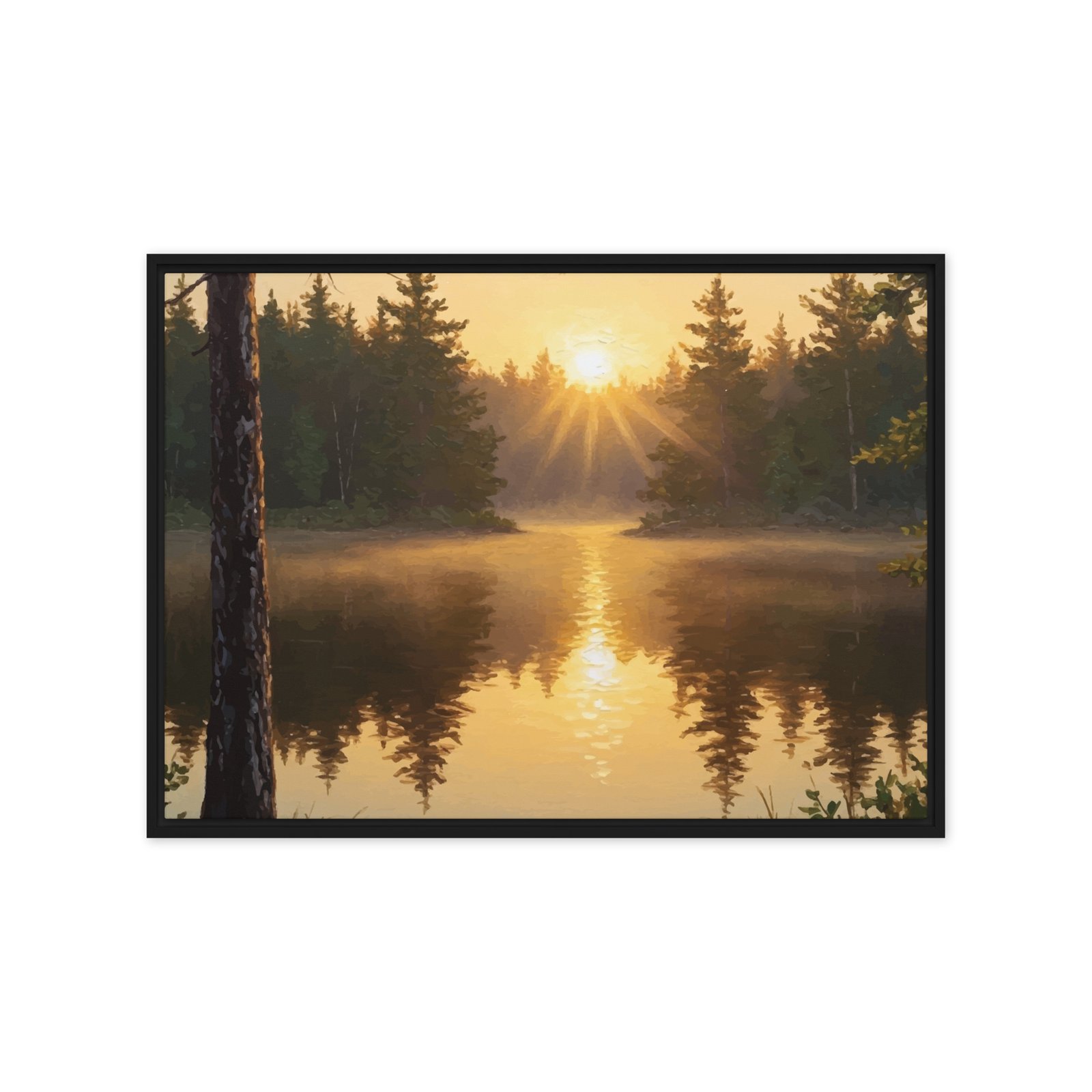 Drobės paveikslas su rėmu · GAMTA - Image 7