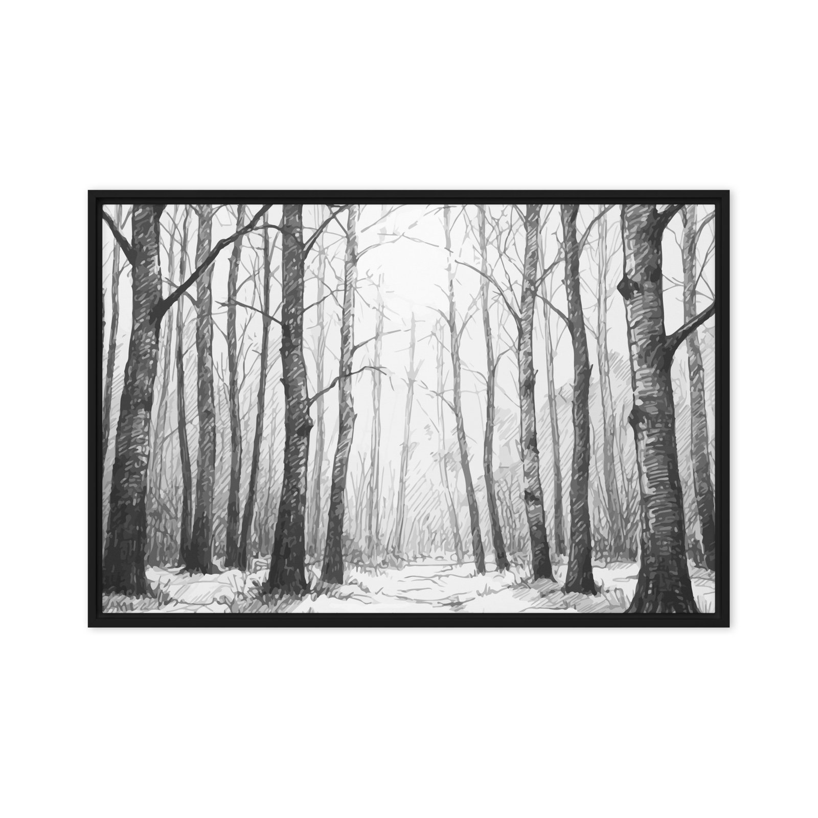 Drobės paveikslas su rėmu · MIŠKAS - Image 11