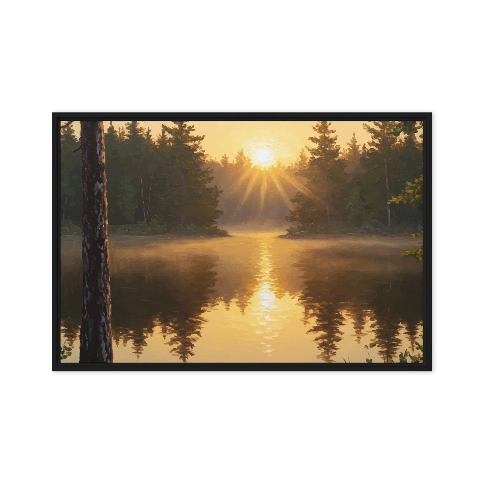 Drobės paveikslas su rėmu · GAMTA - Image 9