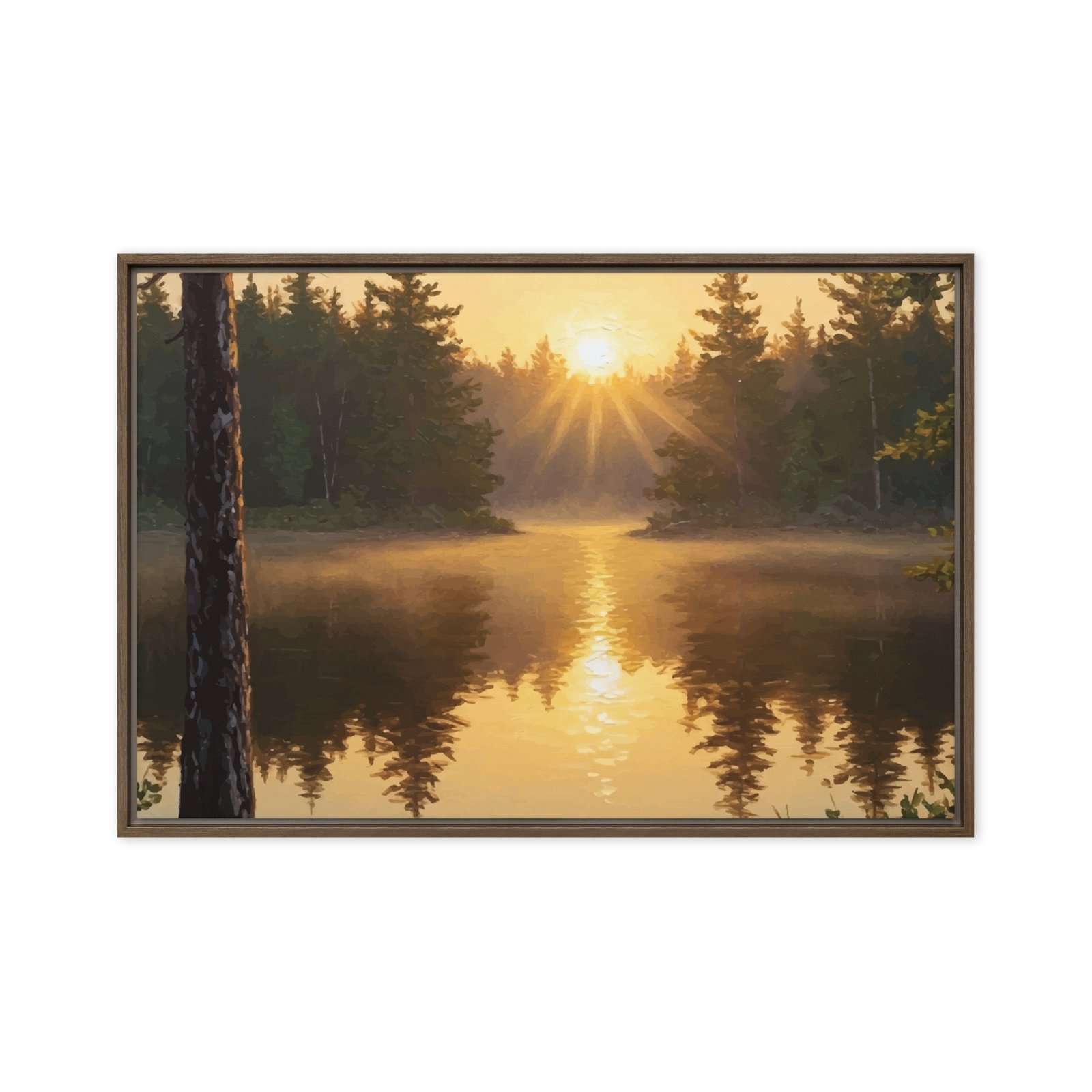 Drobės paveikslas su rėmu · GAMTA - Image 10