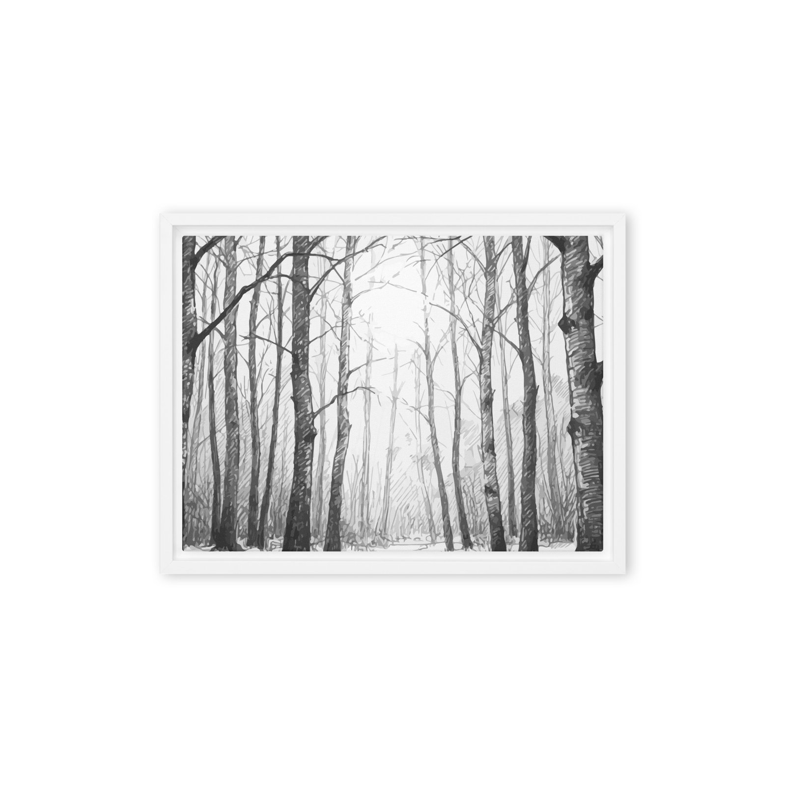 Drobės paveikslas su rėmu · MIŠKAS - Image 3